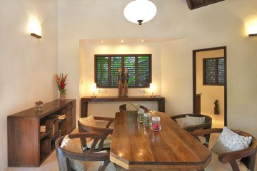 Villa Kubu Premium Spa One Bedroom Dining Room Seminyak Bali
