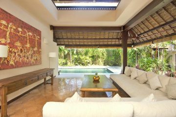 Villa Kubu Premium Three Bedroom Living Room 1 Seminyak Bali