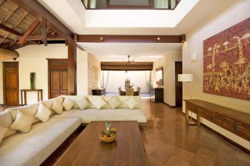 Villa Kubu Premium Three Bedroom Living Room 2 Seminyak Bali