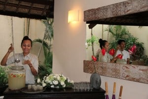 Oasis restaurant Villa Kubu, Seminyak, Bali